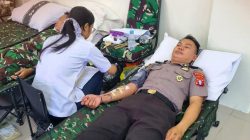 Setetes Darah untuk Sesama, Personel Rumkit Bhayangkara Meriahkan HUT ke-80 Pomdam dengan Donor Darah