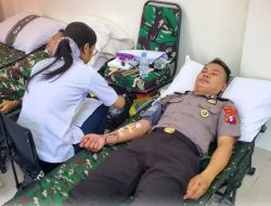 Setetes Darah untuk Sesama, Personel Rumkit Bhayangkara Meriahkan HUT ke-80 Pomdam dengan Donor Darah