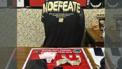 Nekat Edarkan Sabu di Jalan Wengga Sampit, Pelaku Dibekuk dengan Barang Bukti 9,87 Gram Sabu