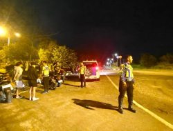 Bikin Resah Warga, 17 Motor Balap Liar di Bundaran Burung Palangka Raya Kena Ciduk Polisi