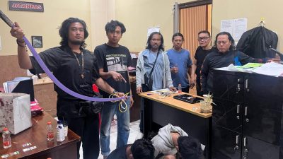 Resahkan Masyarakat! Dua Anak Dibawah Umur Bawa Celurit di Banjarmasin Diamankan Polisi