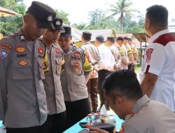 Polsek Antang Kalang Diperiksa Polres Kotim, Personel Dites Urine