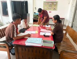 Usai Dinyatakan Lengkap, Polsek Pahandut Antar Tersangka dan Barang Bukti ke Jaksa Palangka Raya