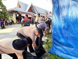 Bersinergi untuk Lingkungan, Polda Kalteng Gelar Korve Massal di Pasar Kahayan Dukung Indonesia Asri
