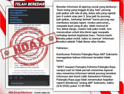Hoaks Pocong Bersenjata Tajam di Palangka Raya, Polisi: Itu Informasi Bohong