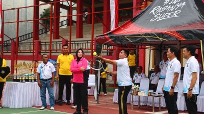 Meriah! Piala Kapolres Cup 2026 Hadirkan Petenis Terbaik Kotim Adu Strategi