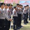 Semarakkan HUT Bhayangkara ke-80 di Polda Kalteng, Pengendalian Masa Digelar untuk Pasukan