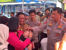 Polda Kalteng Berikan Senyuman untuk Ribuan Warga Palangka Raya Melalui Bakti Kesehatan Gratis