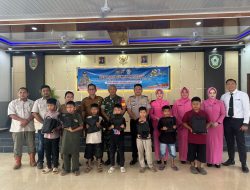 Peringati HUT Bhayangkara ke-80, Polsek Kota Besi Gelar Sunatan Massal untuk 40 Anak