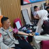 HUT Bhayangkara ke-80: Batalyon B Kalteng Donor Darah di Polres Kotim, Tunjukkan Kepedulian Masyarakat