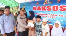 Bedah Rumah dan Baksos Sembako, Polres Kotim Tebar Kepedulian di Tanah Mas