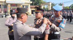 75 Anggota Polres Kotim dan Brimob Terima Pangkat, Tingkatkan Integritas dan Kinerja