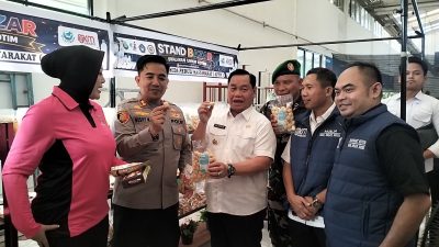 HUT Bhayangkara ke-80, Polres Kotim Gelar Bazar UMKM: Bupati dan Kapolres Kompak Dorong Ekonomi Lokal