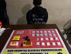 Wah-wah!! Pria 17 Tahun Menjadi Budak Sabu di Palangka Raya Diringkus, 40 Gram Sabu dan Ratusan Ekstasi Disita Polisi