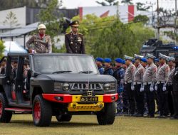 Upacara HUT Bhayangkara ke-80 di Polda Kalteng, Brigjen Yosi: Tegas Perkuat Layanan Kepolisian