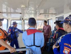Hari Keempat Pencarian ABK Tugboat Kapuas Bahari V Terjatuh di Perairan Muara Sampit Berlanjut