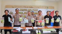 Polresta Banjarmasin Gagalkan Peredaran 13 KG Sabu dan 10 Ribu Butir Ekstasi