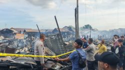 Peristiwa Kebakaran Hanguskan 36 Bangunan di Komplek Puntun, Kerugian Mencapai RP 2 Milyar
