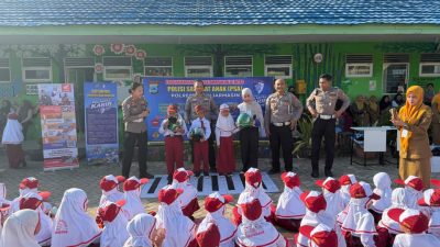 Polisi Sahabat Anak: Satlantas Polresta Banjarmasin Edukasi Siswa Tertib Berlalu Lintas