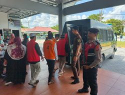 36 Tahanan Gelar Sidang di PN Sampit Berjalan Kondusif, Polisi Lakukan Penjagaan Ketat