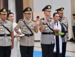 Sertijab Dipimpin Kapolda Kalteng, 3 Kapolres Resmi Berganti Tongkat Komando 