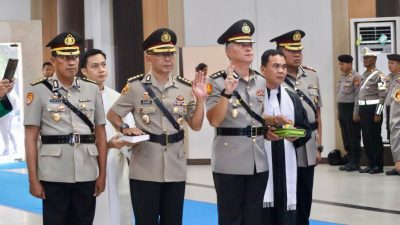 Sertijab Dipimpin Kapolda Kalteng, 3 Kapolres Resmi Berganti Tongkat Komando 