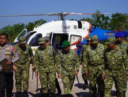 Danrem 102/Pjg Hadiri Vicon Panen Raya Serentak Bersama Presiden RI di Kotim