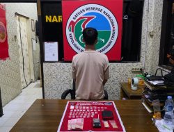 Polisi Tangkap Pelaku Jual Sabu di Toko Vapor Parenggean, 44 paket Diamankan