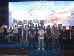 Nobar Final Piala Dunia 2026, Ribuan Warga Padati Mapolda Kalteng