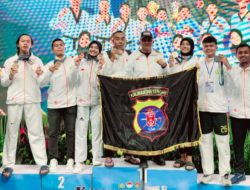 Kejurnas Kapolri Cup 7, Kontingen Taekwondo Polda Kalteng Borong 9 Medali