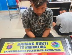 Barak di Palangka Raya Jadi Tempat Diduga Pengedar Sabu, Pria 26 Tahun Diamankan Polisi