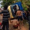 Duka di Sungai Paring, Ibu dan Anak Tewas Tertindih Truk Pengangkut Aqua Gelas