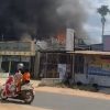 Kebakaran Besar Terjang Desa Bangkal Seruyan, Kobaran Api Hanguskan Bangunan Usaha