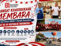 Semangat Kemerdekaan Membara, Guru dan Siswa SMAN 1 Sampit Ramaikan HUT ke-81 RI