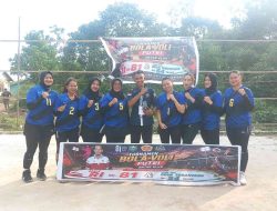 KSPSI Kotim Tampil Perkasa, Menang Telak 3-0 di Turnamen Voli Putri Terantang