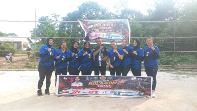 KSPSI Kotim Tampil Perkasa, Menang Telak 3-0 di Turnamen Voli Putri Terantang