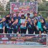 Pesta Kemenangan! Libas Lawan Demi Lawan, KSPSI Kotim Akhirnya Angkat Trofi Juara 1 Voli Terantang