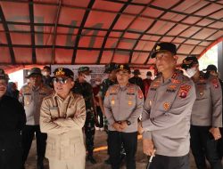 Dampingi Gubernur, Kapolda, dan Pangdam, Kapolres Kotim Perkuat Manajemen Posko Karhutla di BPBD