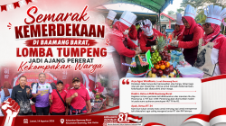 Semarak Kemerdekaan di Baamang Barat, Lomba Tumpeng Jadi Ajang Pererat Kekompakan Warga