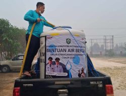 Pemuda Tani Kotim Turun Tangan, Air Bersih Disalurkan ke Wilayah Selatan di Tengah Kemarau