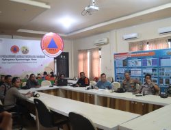 Kapolres Bersama Bupati Kotim Monitoring Karhutla di BPBD