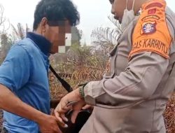 Diduga Bersihkan Lahan dengan Cara Membakar, Warga Diamankan di Baamang