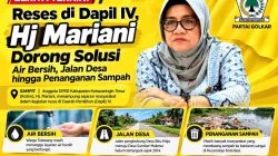 Reses di Dapil IV, Hj Mariani Dorong Solusi Air Bersih, Jalan Desa hingga Penanganan Sampah