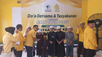 Di Balik Tasyakuran HUT Golkar Kotim, Ada Perhatian untuk Anak Yatim dan Duafa