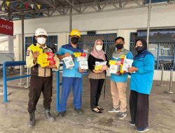Pelindo Sampit Perkuat Perlindungan Keselamatan dan Kesehatan Pekerja di Tengah Kabut Asap