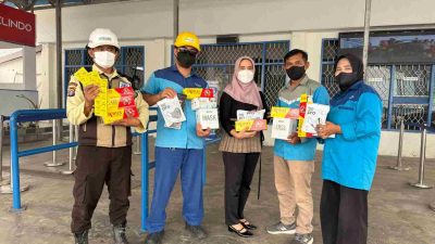Pelindo Sampit Perkuat Perlindungan Keselamatan dan Kesehatan Pekerja di Tengah Kabut Asap