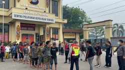 Satresnarkoba Polres Kotim Gerebek Lokasi Diduga Sarang Narkoba di Sampit, 31 Orang Diamankan