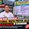 LSM KCBI Soroti Kemenangan Aneh CV Tanpa Syarat dalam Proyek Johar-Gempol