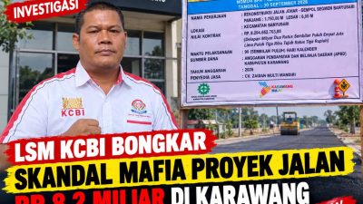 LSM KCBI Soroti Kemenangan Aneh CV Tanpa Syarat dalam Proyek Johar-Gempol